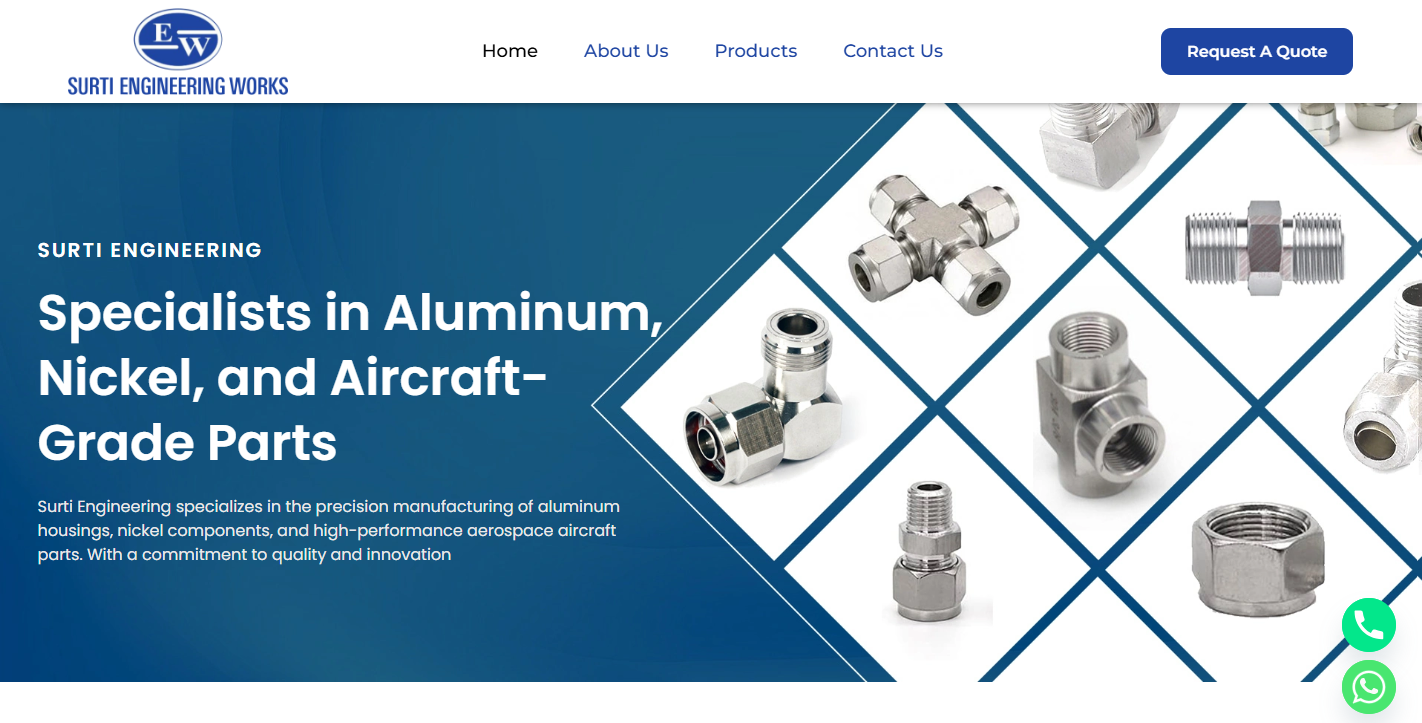 Surti Engineering Works website