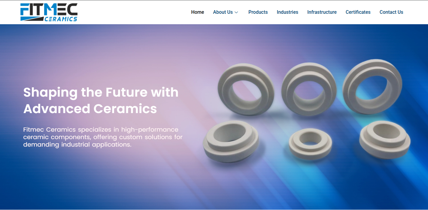 Fitmec Ceramics website